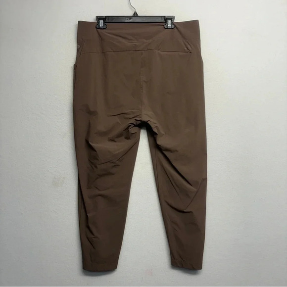 Adidas ULTIMATE365 TOUR PULL-ON GOLF ANKLE PANTS Brown XL - Picture 6 of 12